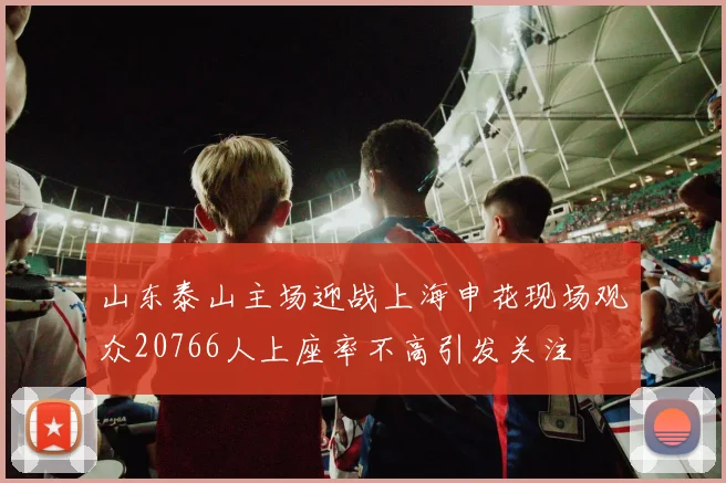 山东泰山主场迎战上海申花现场观众20766人上座率不高引发关注