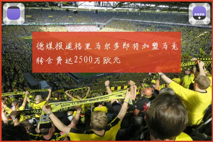 德媒报道格里马尔多即将加盟马竞转会费达2500万欧元
